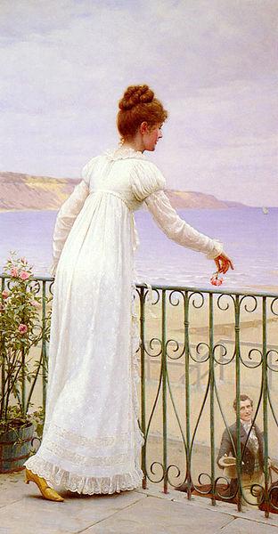 Edmund Blair Leighton A Favor oil painting picture